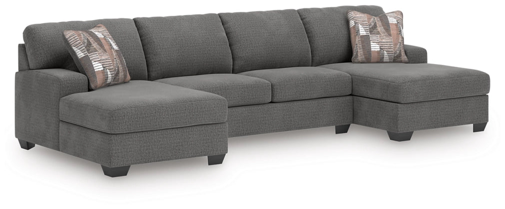 Clarington 3-Piece Sectional with Double Chaise