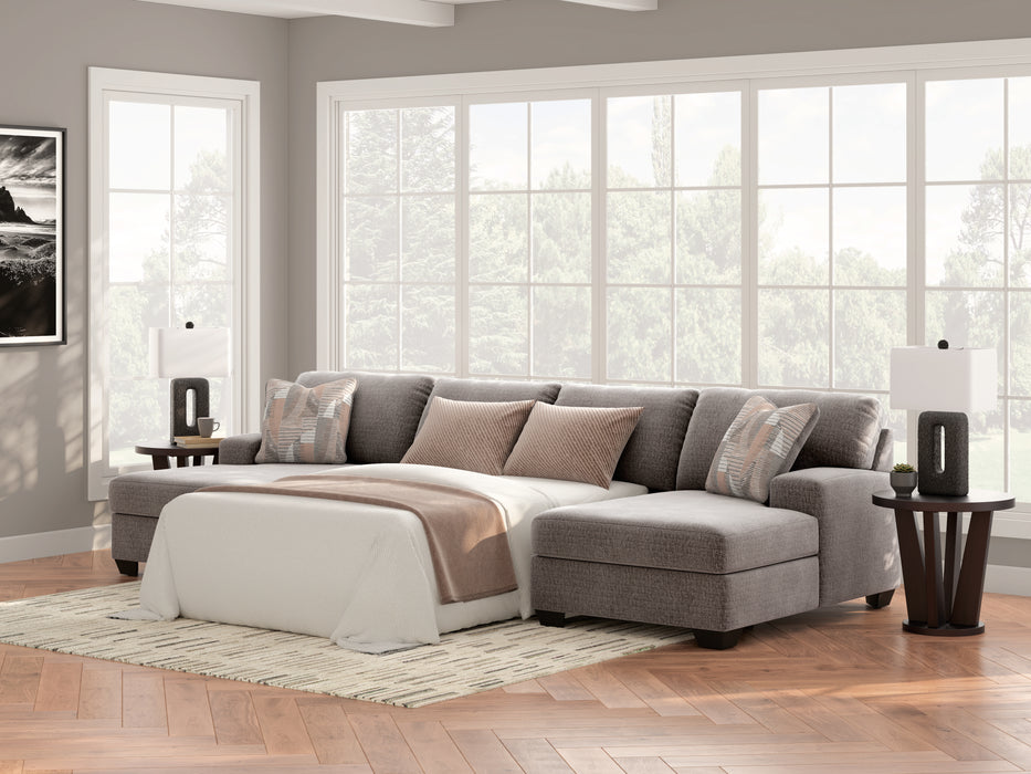 Clarington 3-Piece LAF Sleeper Sectional with Chaise