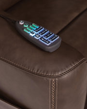 4Z-Tribano Espresso Power Lift Recliner - PCU1530112