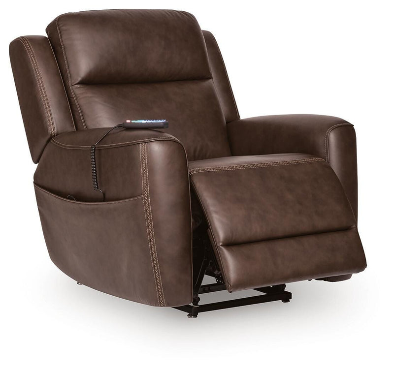 4Z-Tribano Espresso Power Lift Recliner - PCU1530112