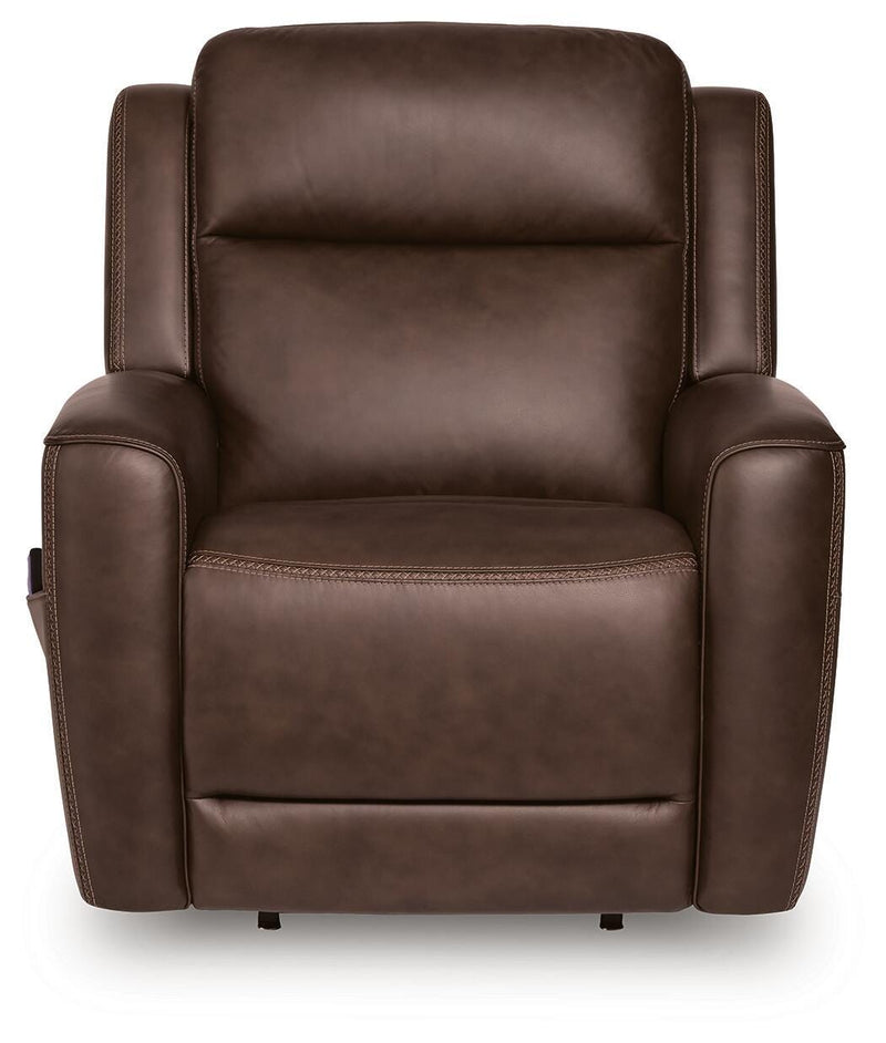 4Z-Tribano Espresso Power Lift Recliner - PCU1530112
