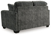 Lonoke Gunmetal Sofa, Loveseat and Oversized Chair from Ashley - Lara Furniture