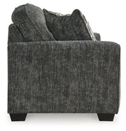 Lonoke Gunmetal Sofa, Loveseat and Oversized Chair from Ashley - Lara Furniture