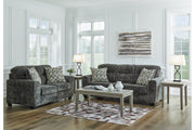 Lonoke Gunmetal Sofa and Loveseat -  Ashley - Lara Furniture