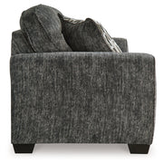 Lonoke Gunmetal Sofa, Loveseat and Oversized Chair from Ashley - Lara Furniture