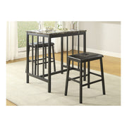 5106BK 3-Piece Pack Counter Height Set - 5106BK