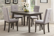 University Gray Dining Set - Lara FurnitureDining Room Set