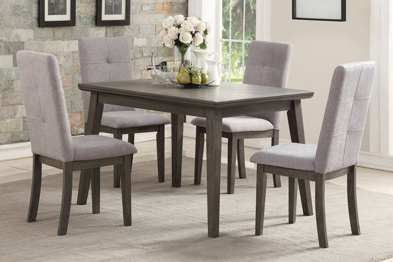 University Gray Dining Set - Lara FurnitureDining Room Set