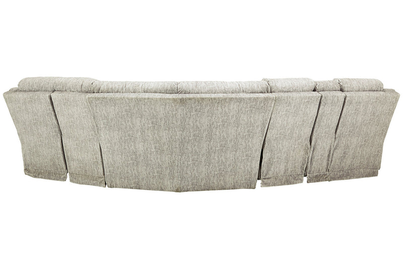 Family Den Pewter 3-Piece Power Reclining Sectional