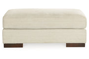 Maggie Birch Oversized Chair and Ottoman -  Ashley - Lara Furniture