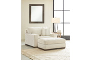 Maggie Birch Oversized Chair and Ottoman -  Ashley - Lara Furniture