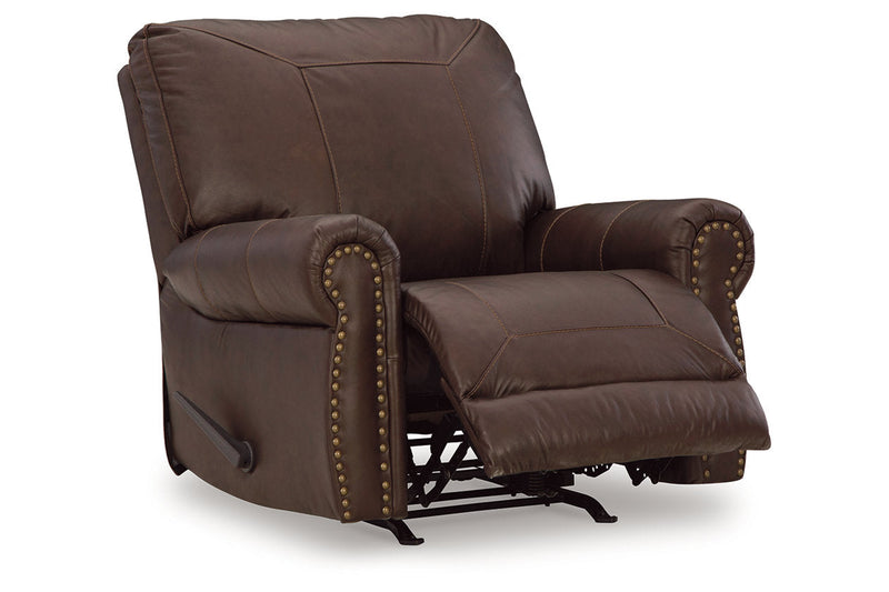 Colleton Dark Brown Sofa and Recliner -  Ashley - Lara Furniture