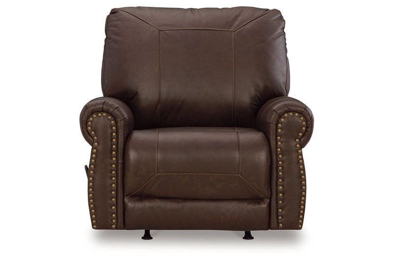 Colleton Dark Brown Sofa and Recliner -  Ashley - Lara Furniture