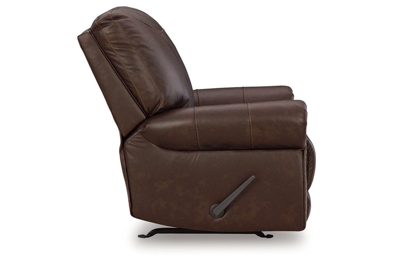 Colleton Dark Brown Sofa and Recliner -  Ashley - Lara Furniture