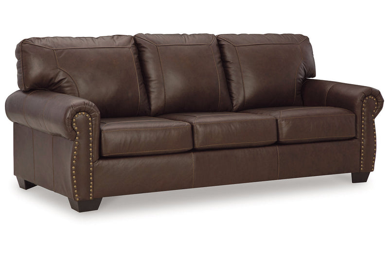 Colleton Dark Brown Sofa and Recliner -  Ashley - Lara Furniture