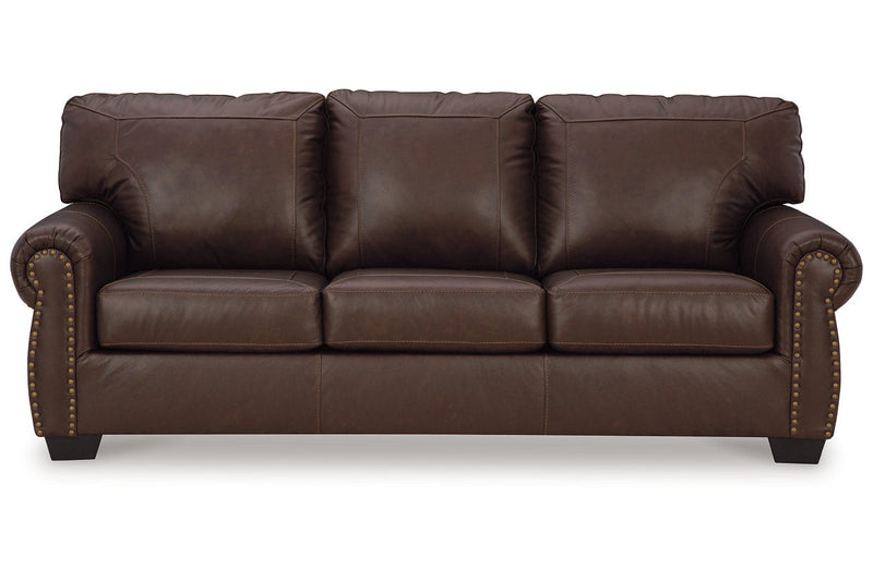Colleton Dark Brown Sofa and Recliner -  Ashley - Lara Furniture