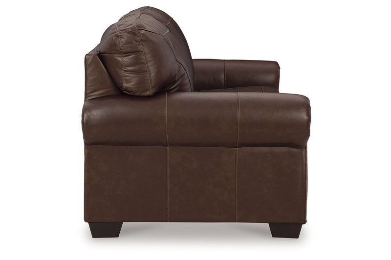 Colleton Dark Brown Sofa and Recliner -  Ashley - Lara Furniture