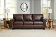 Colleton Dark Brown Sofa and Recliner -  Ashley - Lara Furniture