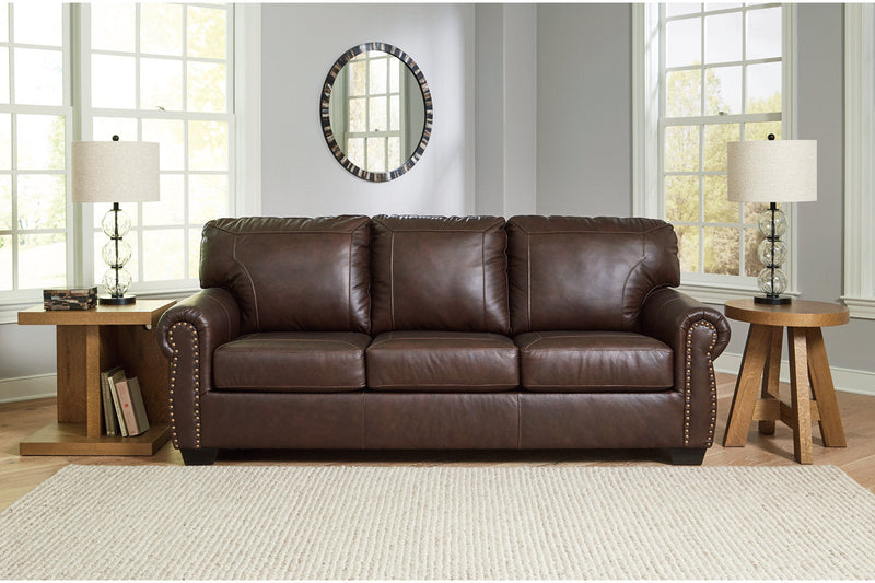 Colleton Dark Brown Sofa and Recliner -  Ashley - Lara Furniture