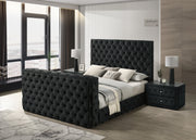 Josephine Black Nightstand from Crown Mark - Lara Furniture