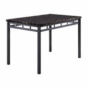 Olney Black/Dark Brown 5 - Piece Dining Set - Lara FurnitureDining Room Set