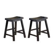 5302BK-18 18 Dining Stool, RTA, Set of 2 - 5302BK-18