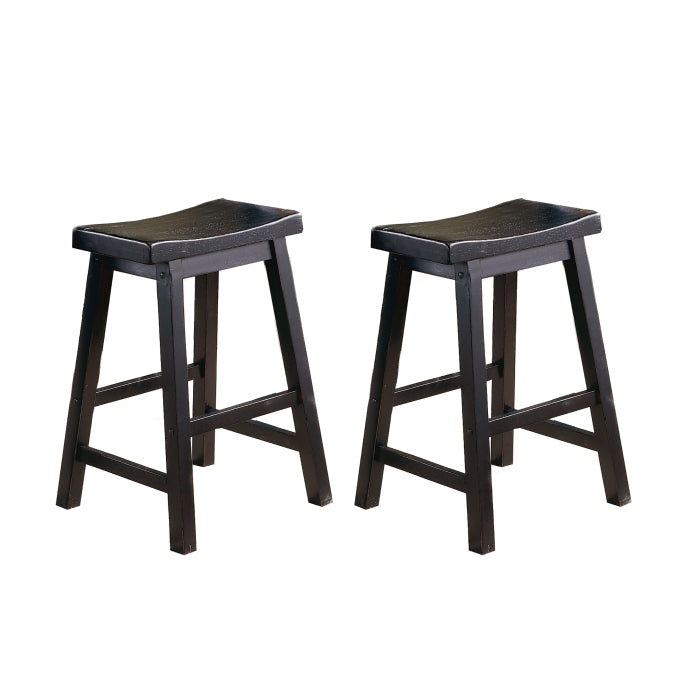 5302BK-24 24 Counter Height Stool, RTA, Set of 2 - 5302BK-24