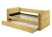 Philipa Gold Daybed with Trundle from Crown Mark - Lara Furniture