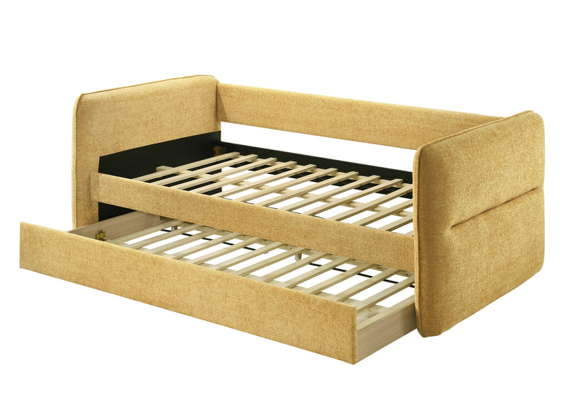 Philipa Gold Daybed with Trundle from Crown Mark - Lara Furniture