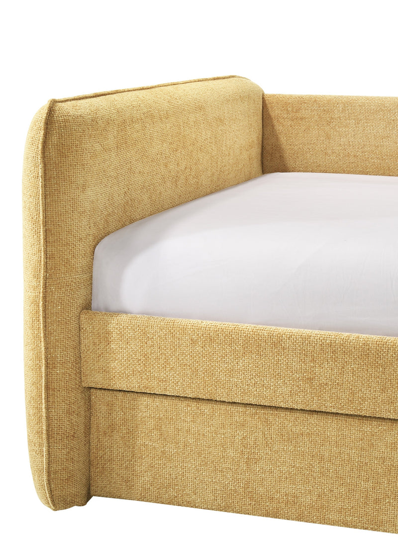 Philipa Gold Daybed with Trundle from Crown Mark - Lara Furniture