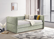 Philipa Light Green Daybed with Trundle from Crown Mark - Lara Furniture