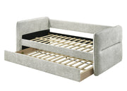 Philipa Light Gray Daybed with Trundle from Crown Mark - Lara Furniture