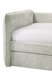 Philipa Light Gray Daybed with Trundle from Crown Mark - Lara Furniture