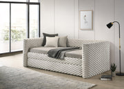 Brielle Dove Daybed with Trundle from Crown Mark - Lara Furniture