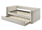 Brielle Dove Daybed with Trundle from Crown Mark - Lara Furniture