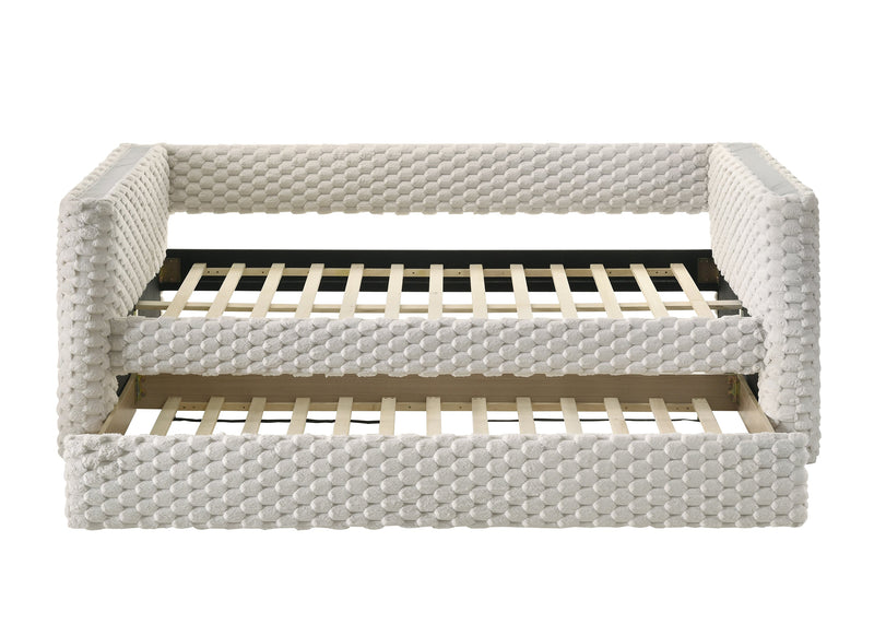 Brielle Dove Daybed with Trundle from Crown Mark - Lara Furniture