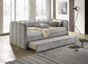 Melody Light Gray Daybed from Crown Mark - Lara Furniture