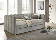 Melody Light Gray Daybed from Crown Mark - Lara Furniture