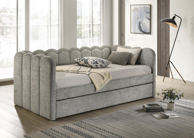 Melody Light Gray Daybed from Crown Mark - Lara Furniture