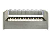 Melody Light Gray Daybed from Crown Mark - Lara Furniture