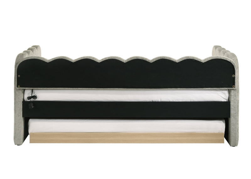 Melody Light Gray Daybed from Crown Mark - Lara Furniture