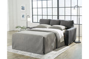 Rannis Pewter Full Sofa Sleeper and Recliner -  Ashley - Lara Furniture