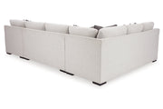Koralynn Stone 3 - Piece RAF Chaise Sectional - Lara FurnitureSectional