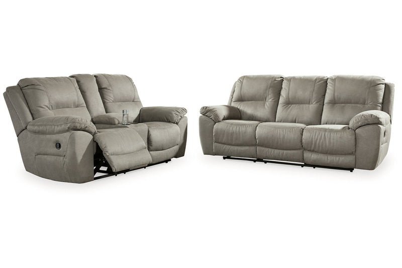 Next-Gen Gaucho Putty Reclining Sofa and Loveseat -  Ashley - Lara Furniture