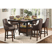 5447-24FAS Swivel Counter Height Chair, Set of 2 - 5447-24FAS