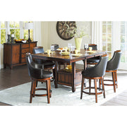 5447-24S Swivel Counter Height Chair, Set of 2 - 5447-24S