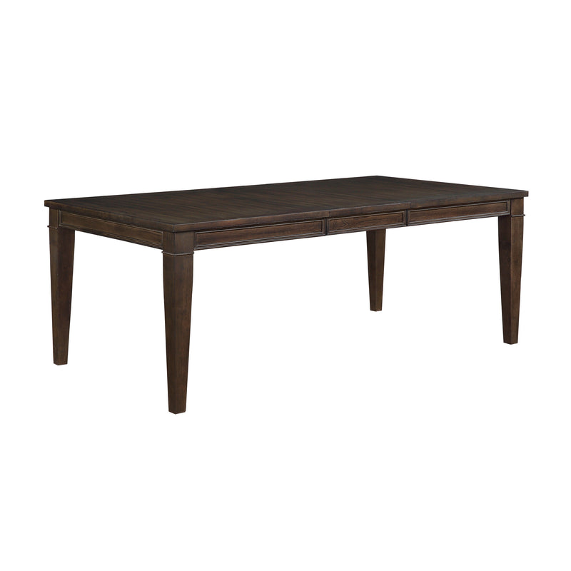 Makah Dark Brown Extendable Dining Set - Lara FurnitureDining Room Set