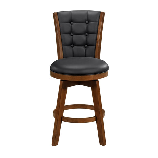5505-24BKS Swivel Counter Height Chair, Set of 2 - 5505-24BKS