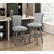 5507-24GYS Swivel Counter Height Chair, Set of 2 - 5507-24GYS