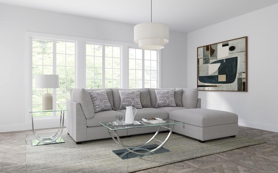 Cambria 4-piece Upholstered Modular Sectional